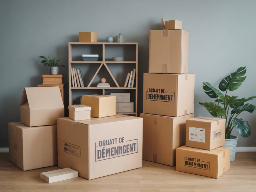 Achat carton dememnagement en ligne ou en magasin : comment bien choisir ses fournitures